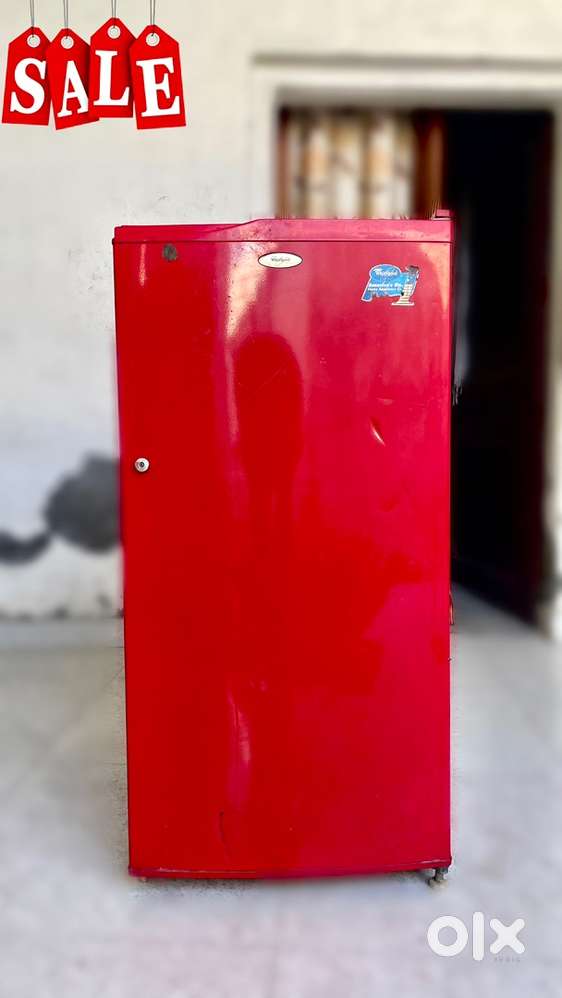 Whirlpool Red Fridge - All working Only in ₹4,999