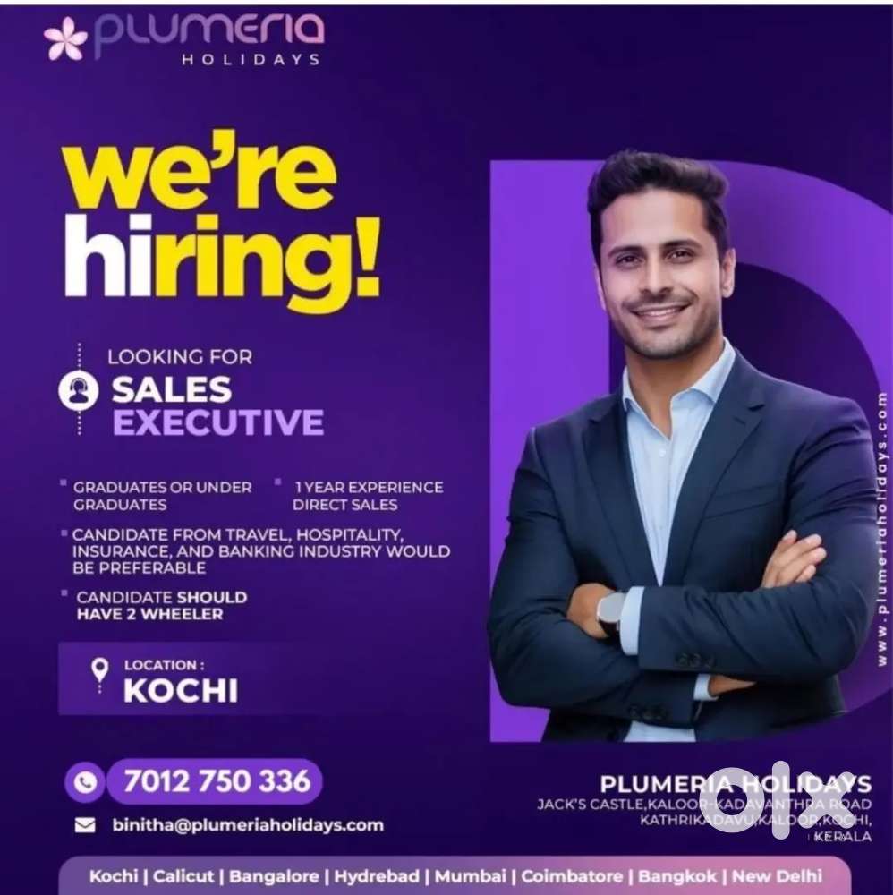 NEED SALES PERSON AT KALOOR