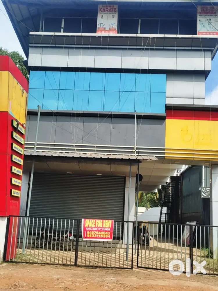 A furnished building for rent behind the canera bank at maranalloor