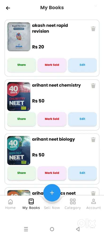 Neet class 12,11,10 regarding books