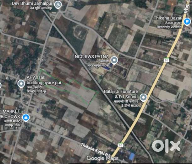 5बीघा6 कट्ठा खेती की ज़मीन बिक्री का हैं जमालपुर प्यारेपुर गांव के बीच