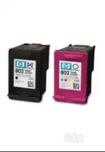 HP 802 black small catridge and HP 802 tricolor small catridge