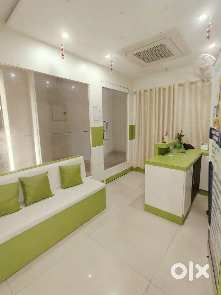statue semi furnished office space