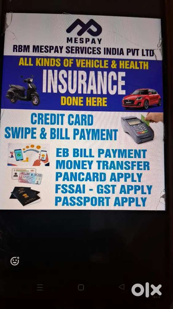 Insurance with credit card swiping