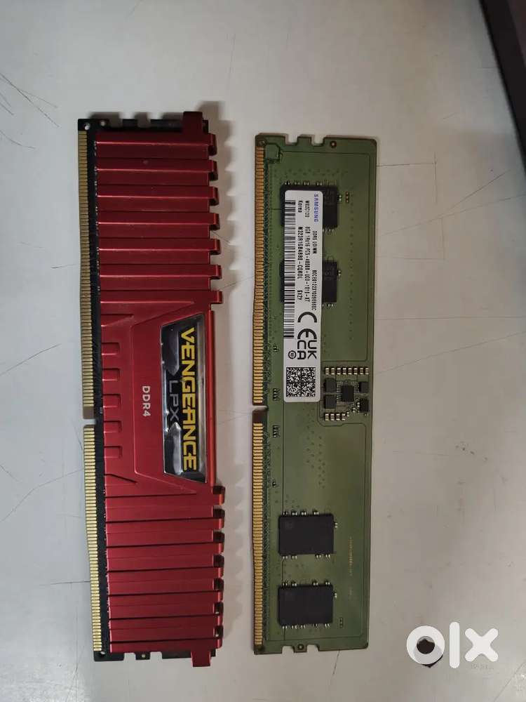Ddr4 and ddr5 ram 8 gb each