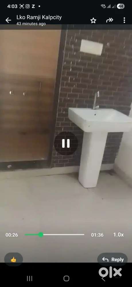 Flat for rent in kalp city ,bijnor road lucknow