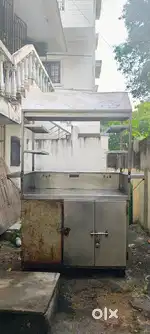Heavy-Duty SS Steel Food Stall | Removable Top | Premium Condition