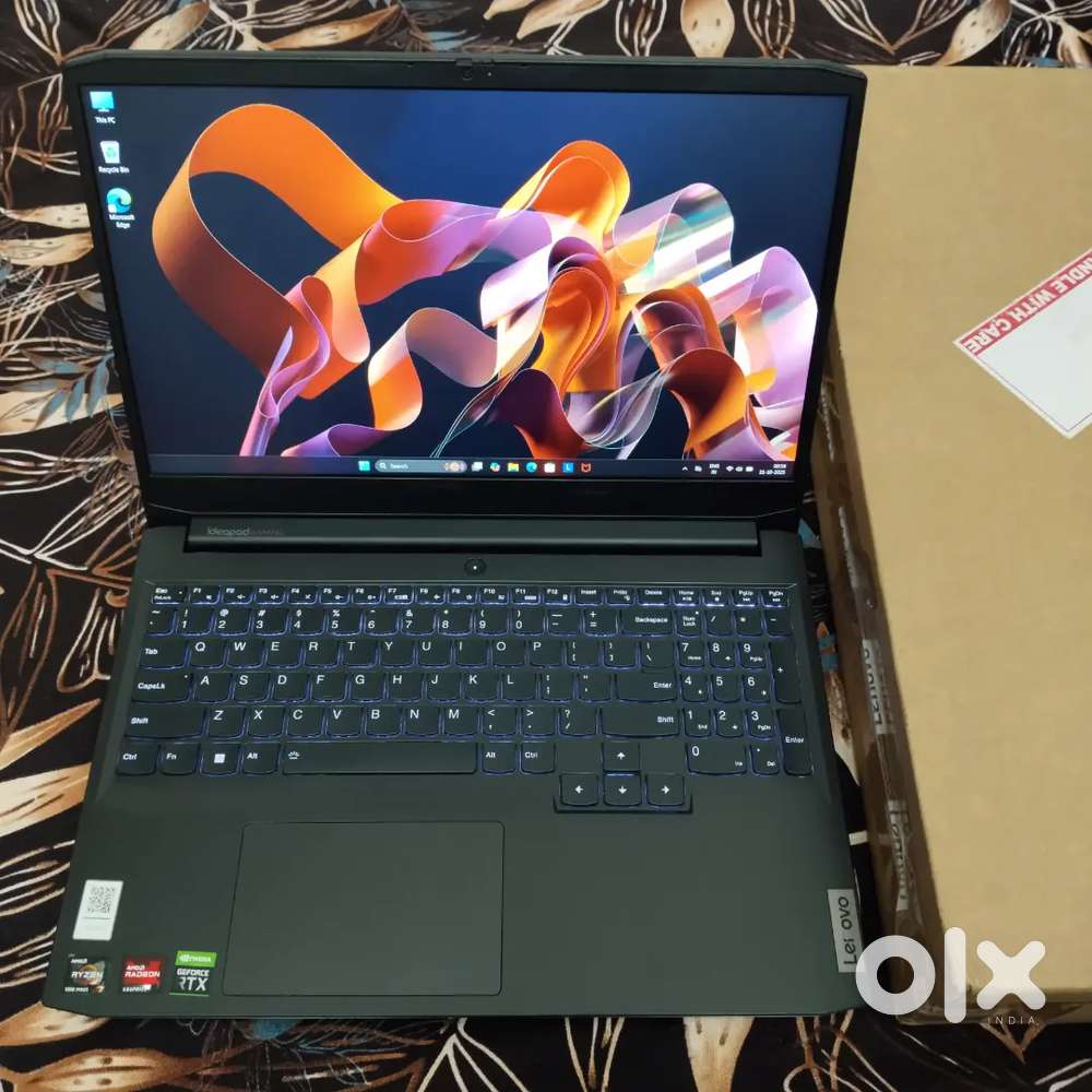 Lenovo Ryzen 7 Gaming Laptop, 16 gb ram, 512 gb SSD, 4 gb RTX 3050