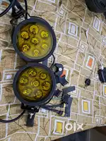 High-Power Yellow Fog Lights for Bike (Pair)