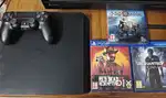 Playstation 4 (PS4) with 5 games for sale