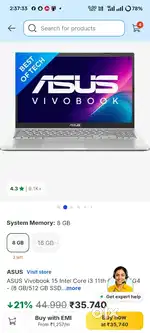 Asus vivobook 15