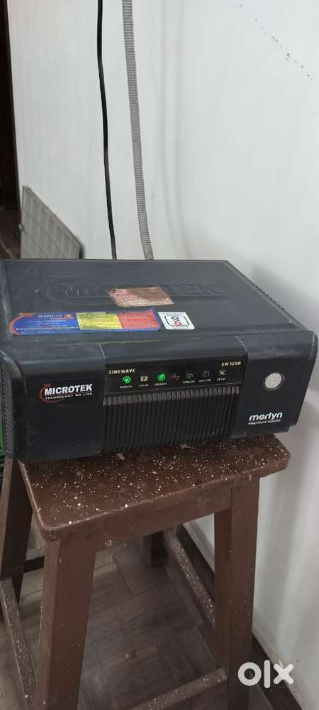 Inverter + Amaron battery (valid warranty) + stand