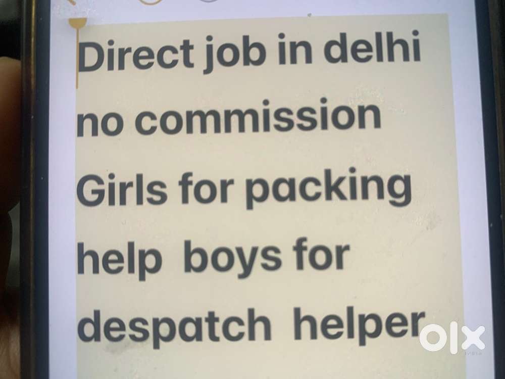 Job for girls and boys