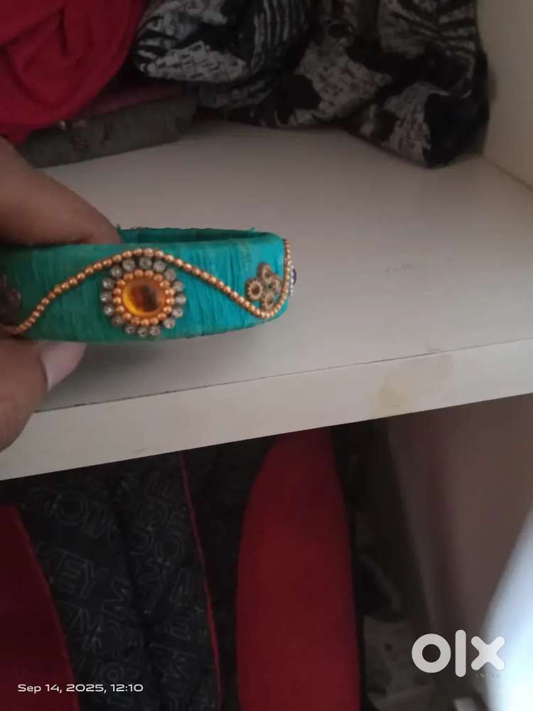 Silk thread bangles