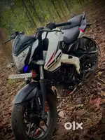 Bajaj NS 200 with white colour