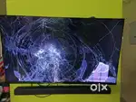 One plus Android smart tv 43inch display crack