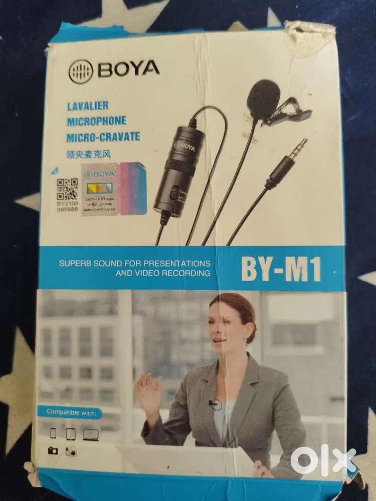 Boya mic mobile phone use