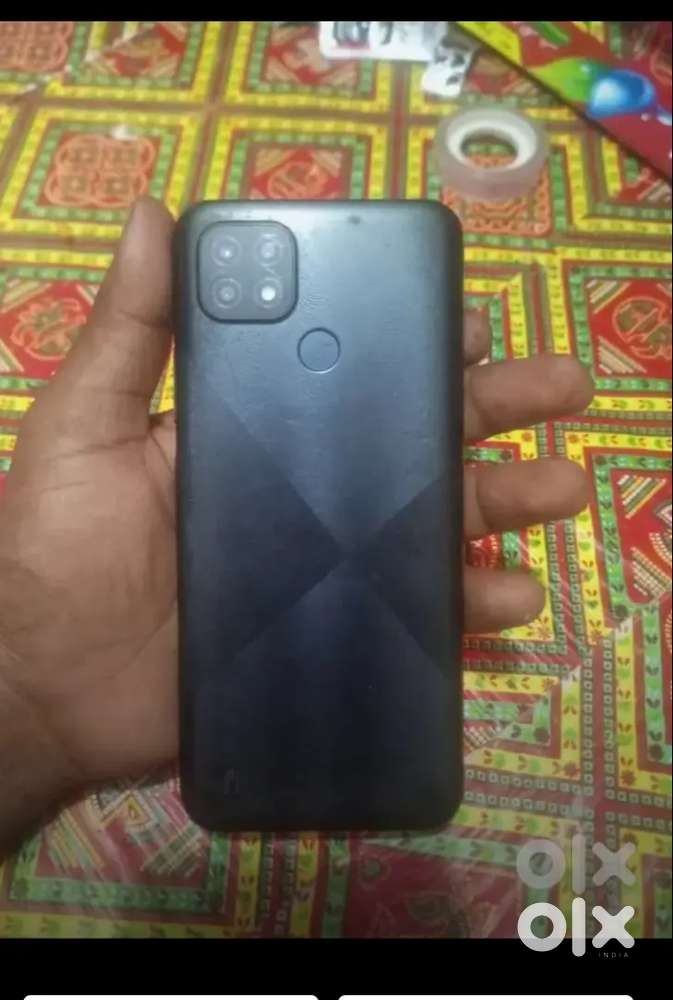 Realme c21y 4/64 only touch crack full working phone