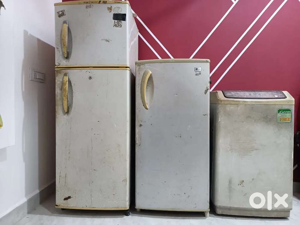 L.G FRIDGE DOUBLE DOOR FRIDGE WASHING MACHINE