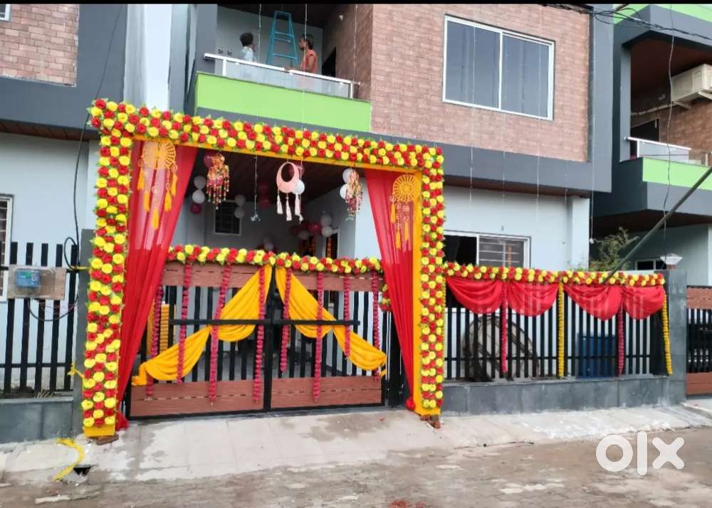 Individual duplex 3 BHK, gated society with guards and CCTV camera