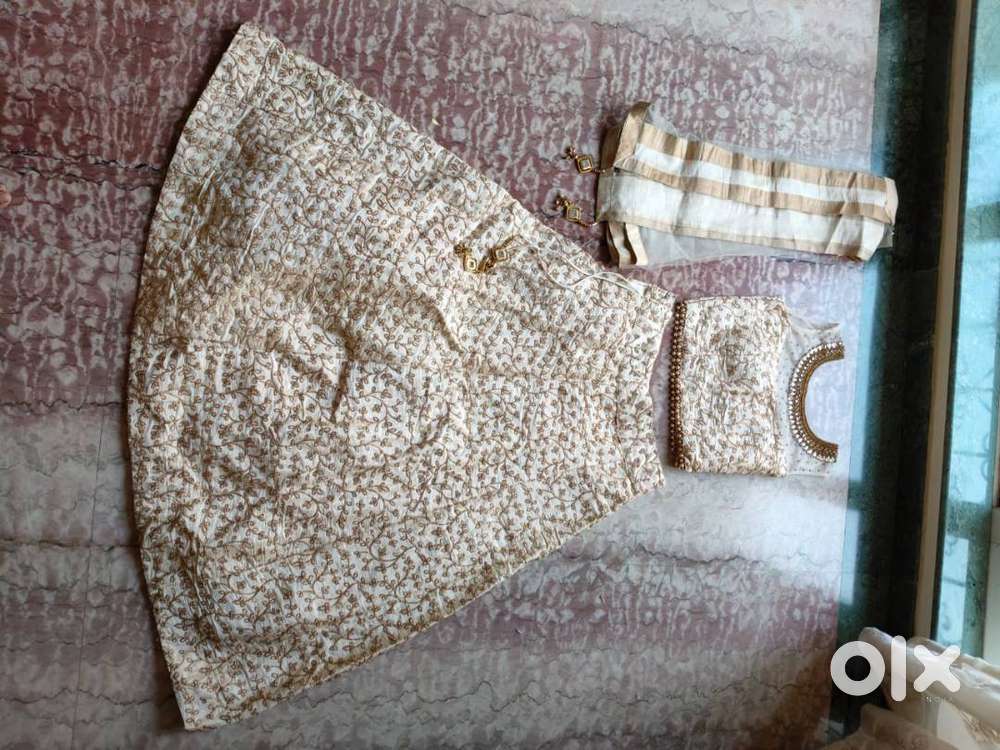 Beautiful unused white lehenga