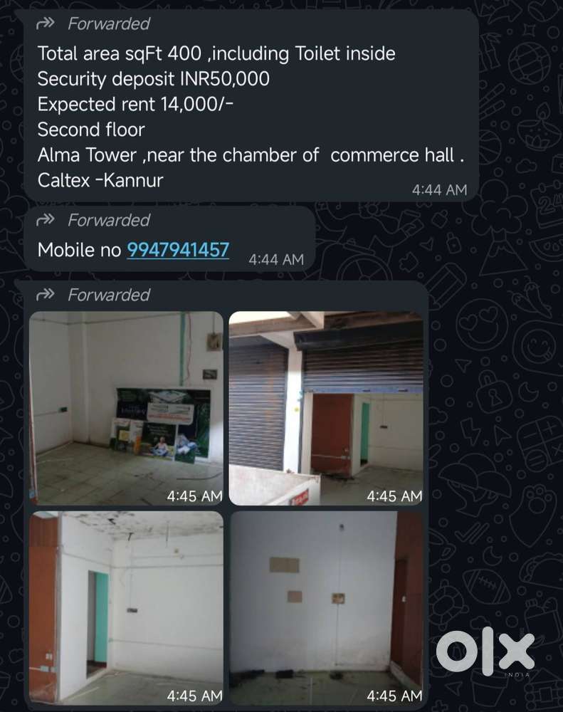 2 room Shop for rent @ caltex, Kannur