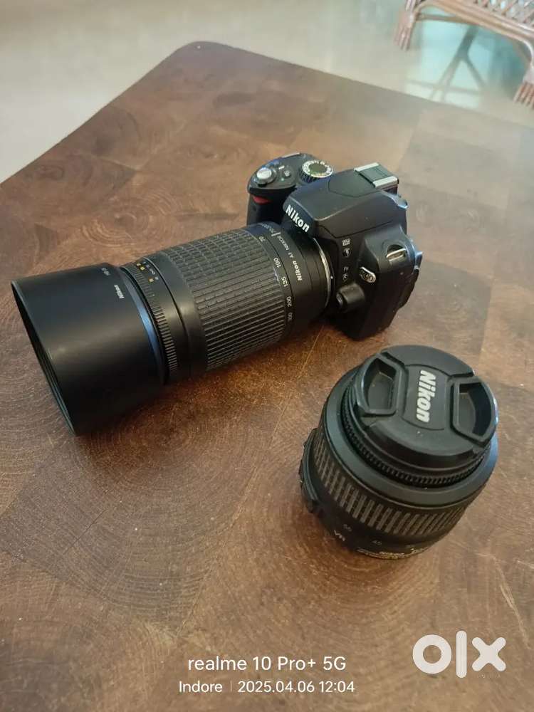 Nikon D60 Digital with 2 Lens 18-55 and 70-300