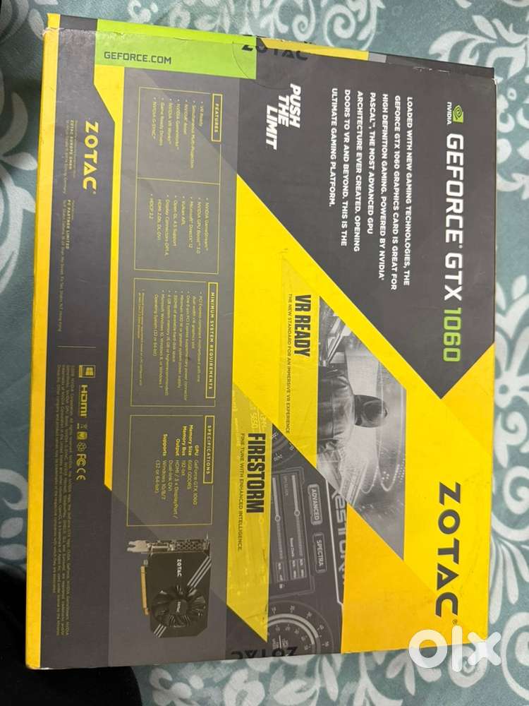 Zotac GTX 1060 6gb Graphic card