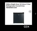 compact series refrigerator 43Litre dark crystal grey