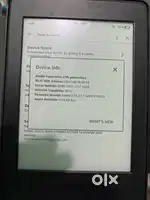 Amazon Kindle with inbuilt light for sale