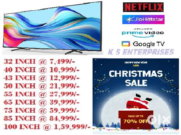 WINTER SALE 43 INCHES  SMART, 4K UHD LED TV IN 12,999 ONLY.