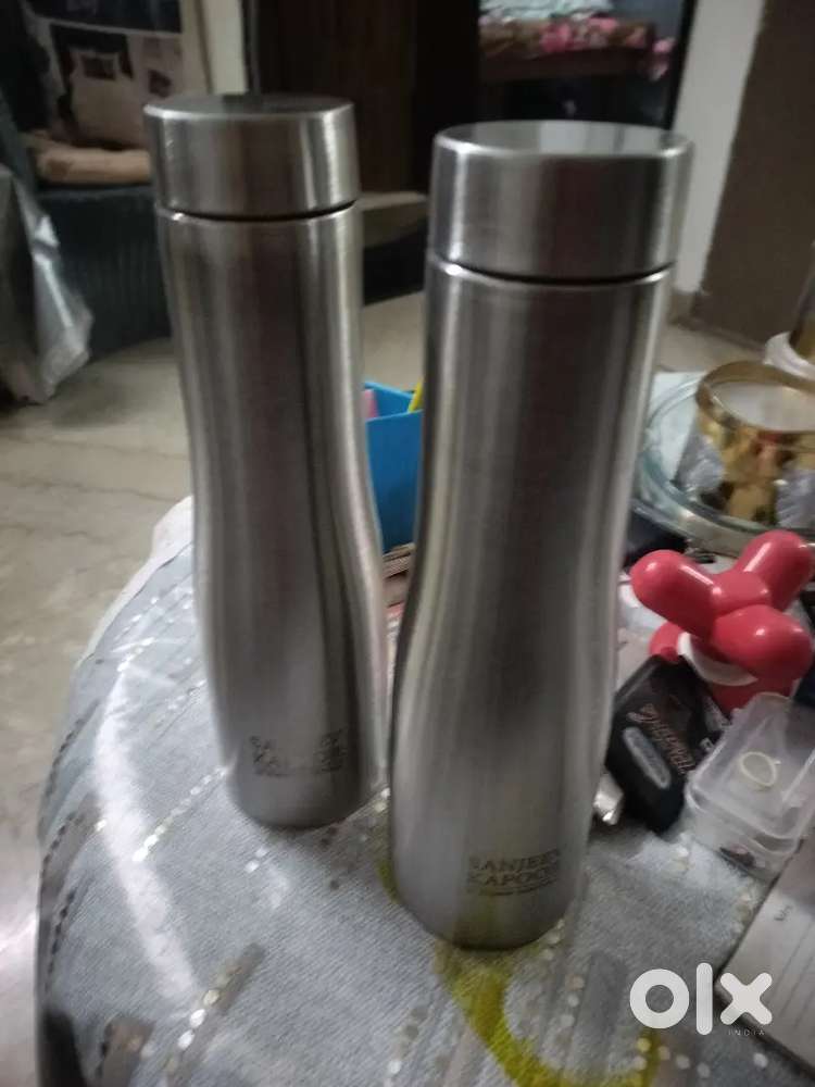 Steel bottle sanjeev kapoor signatured