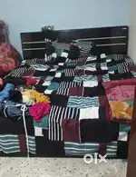 For sale king size bed with mattress and sofa