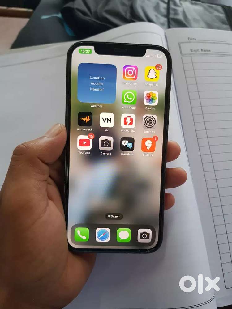 iPhone 12 pro 128gb battery 80 present all okay set first owner