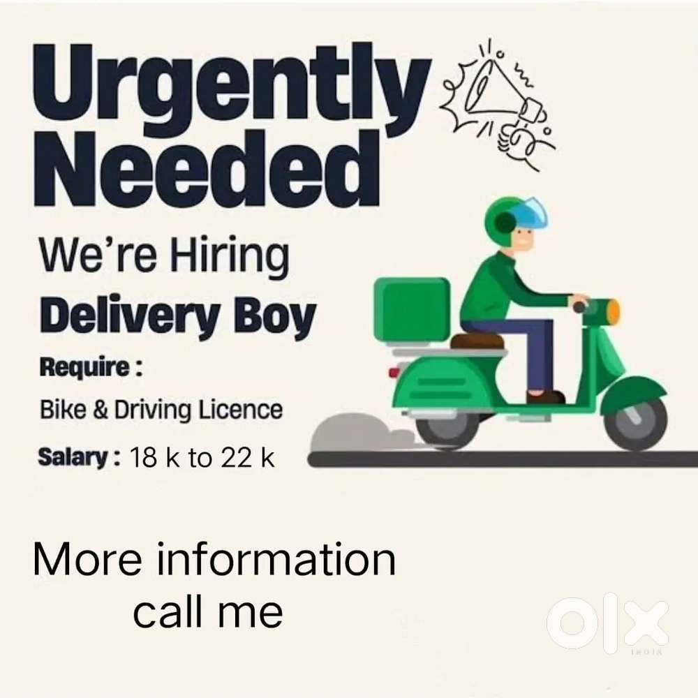Wanted Delivery Boy - Moinabad