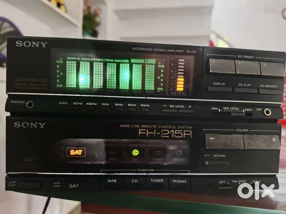 Sony FH 215R .7band Digital Equilizer&Power Amplifier STK 4152 ic