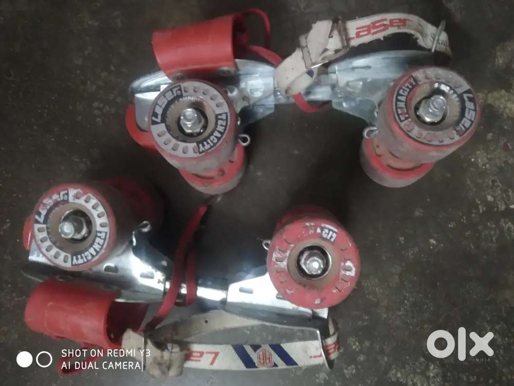 Good condition skates one year old brand laser