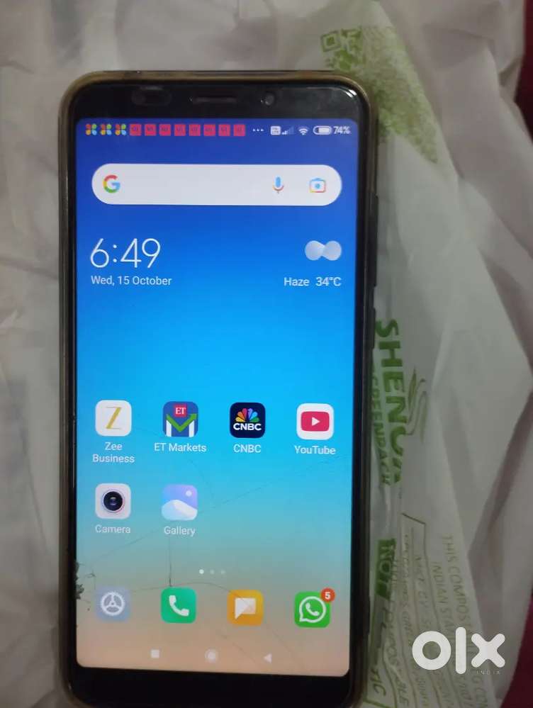 Redmi note 5 3GB 32GB EXCELLENT WORKING WITH ORIGINAL BOX