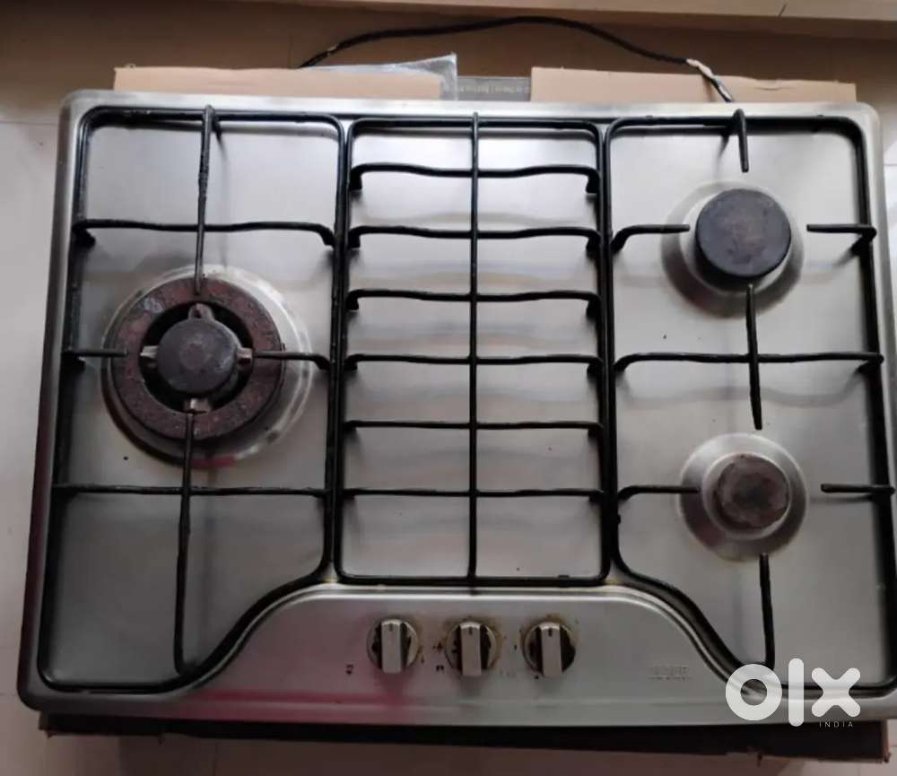 Kaff 3 burner Hob Stove - Stainless Steel