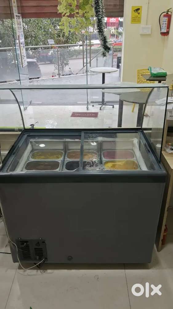 Showcase Chest Freezer Flat Glass 225L