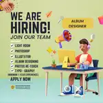 We are Hiring Album Designer