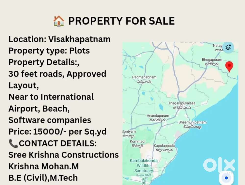 VMRDA,RERA Approved plots in fast Developing Visakhapatnam
