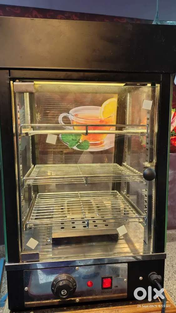 Food display counter thermo control heater