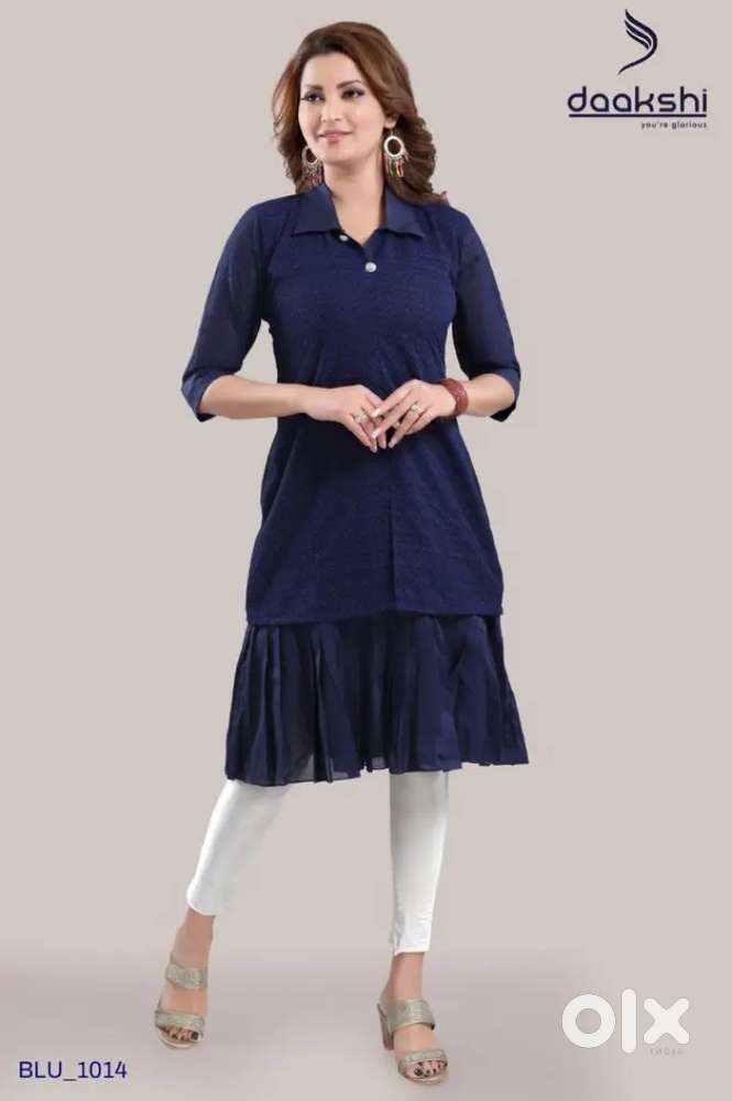 Multiple kurti styles sizes embroidery,prints,georgette