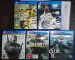 5 PS4 games in great condition working fine