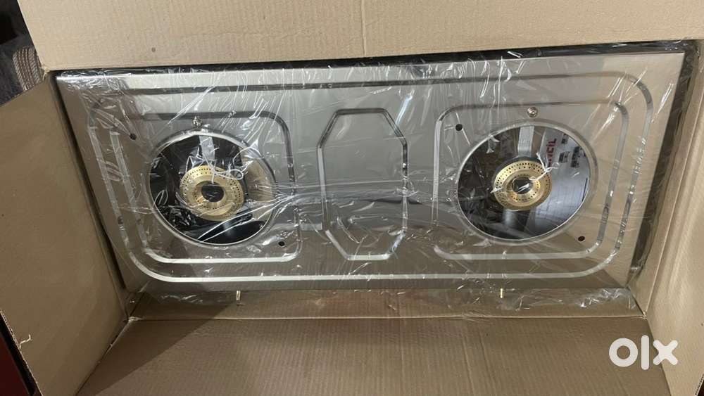New gas stove - Stainless steel 2 burner