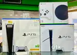 PlayStation 5 Xbox series s boxed gaming consoles