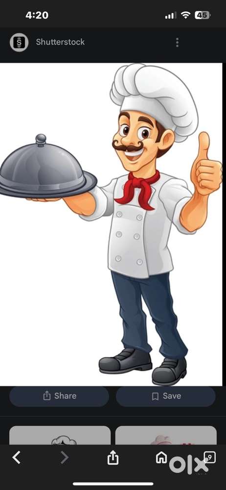 Restaurant chef skilled in continental and chinese