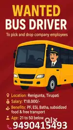 WANTED – BUS DRIVER