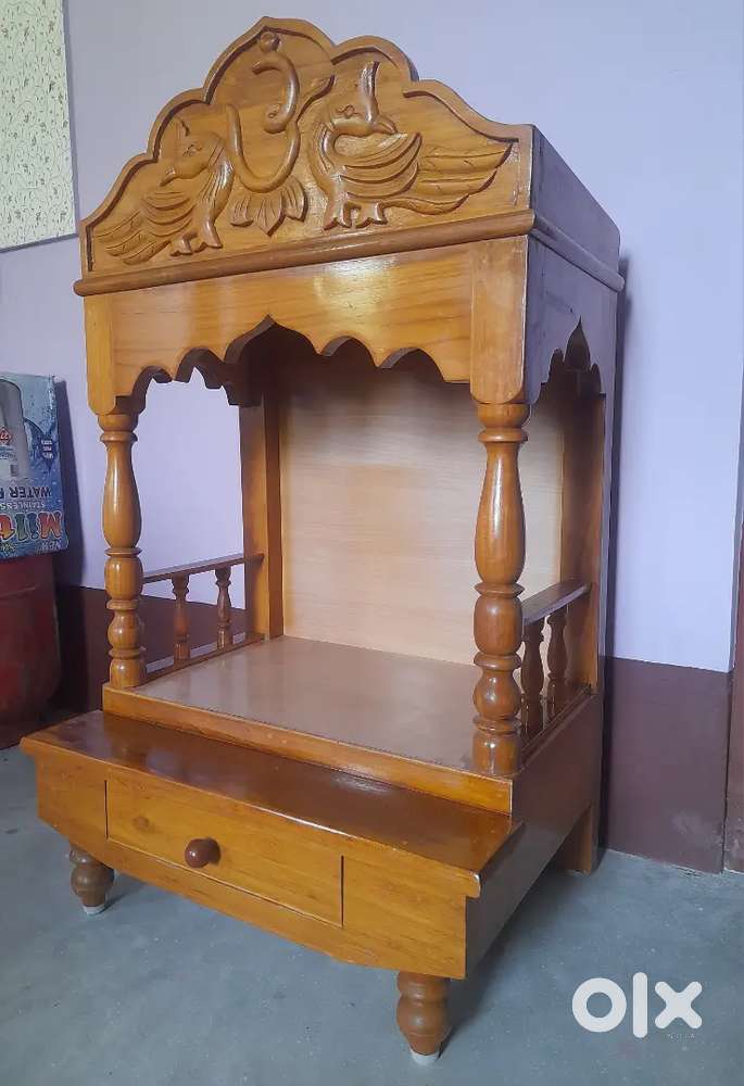 Sinhasan pooja mandir & CFL SOLAR POWER & original Titan watch & TABLE